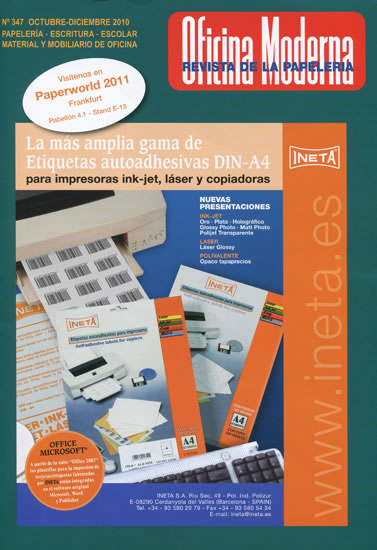 Archivo 2000 presente en el nº 347 de la Revista Oficina Moderna
