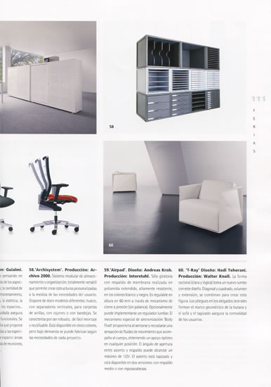 Archivo 2000 presente en el nº 287 de la Revista Oficinas