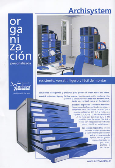 Archivo 2000 presente en el nº 347 de la Revista Oficina Moderna