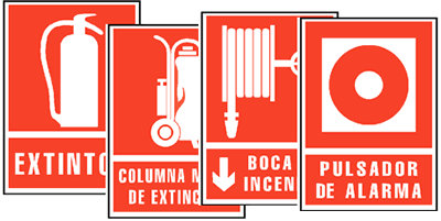 Señales de Incendios Aluminio