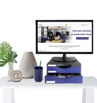 Soportes sostenibles para monitor y porttil