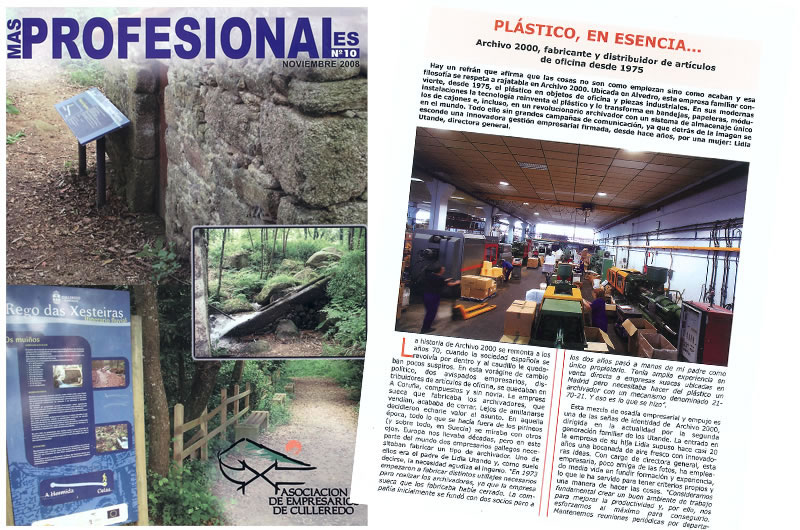 Reportaje a Archivo 2000 de la Asociación de Empresarios de Culleredo