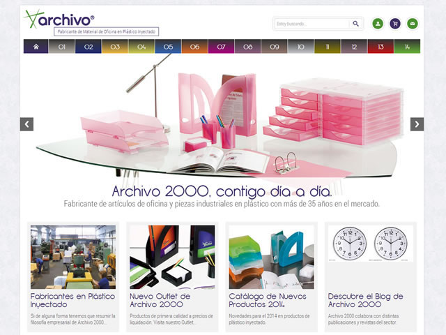 Nuevo diseño en la web de Archivo 2000