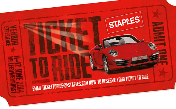 Convención de Staples en Holanda. Staples Ticket to Ride Vendor Summit