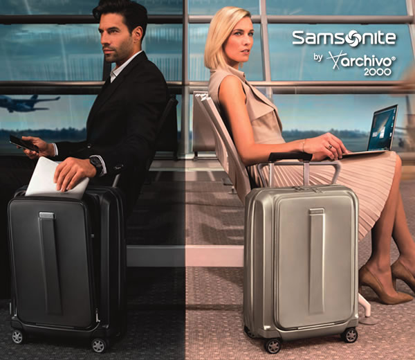 Nuestra línea de maletas Samsonite by Archivo 2000 en la revista La  Papelería