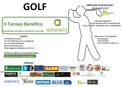 Archivo 2000 colabora con Adaceco en su II Torneo Benéfico de Golf