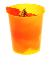Papeleras 2001 TL Naranja Traslcido
