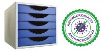 Complementos de Oficina Antimicrobianos 4005AM Azul