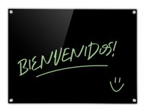 Expositores Murales con taladros 45103M Negro